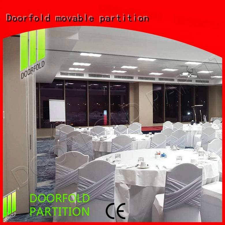 sliding folding partition walls acoustic collapsible OEM sliding folding partition Doorfold movable partition