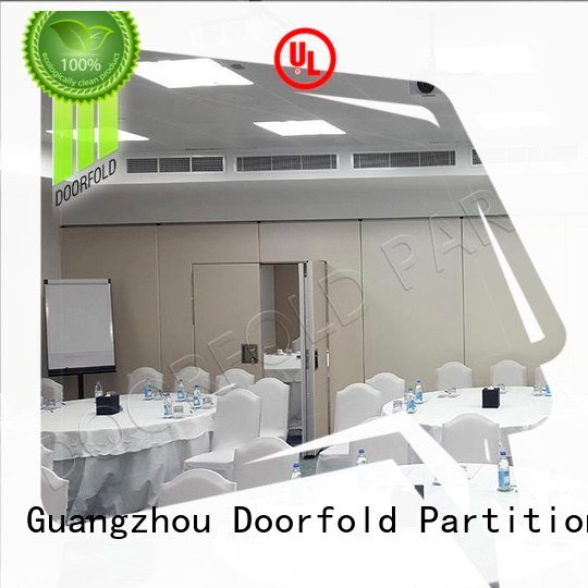 retractable collapsible soundproof office partitions Doorfold movable partition Brand